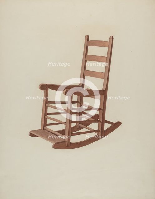 Rocker, c. 1941. Creator: Dorothy Johnson.