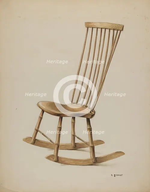 Rocker, c. 1937. Creator: Robert Stewart.
