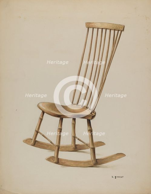 Rocker, c. 1937. Creator: Robert Stewart.