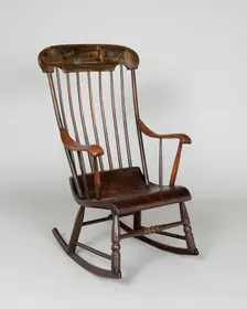 Rocking Chair, 1850/65. Creator: Unknown