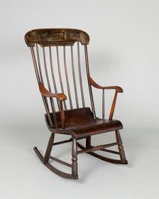 Rocking Chair, 1850/65. Creator: Unknown