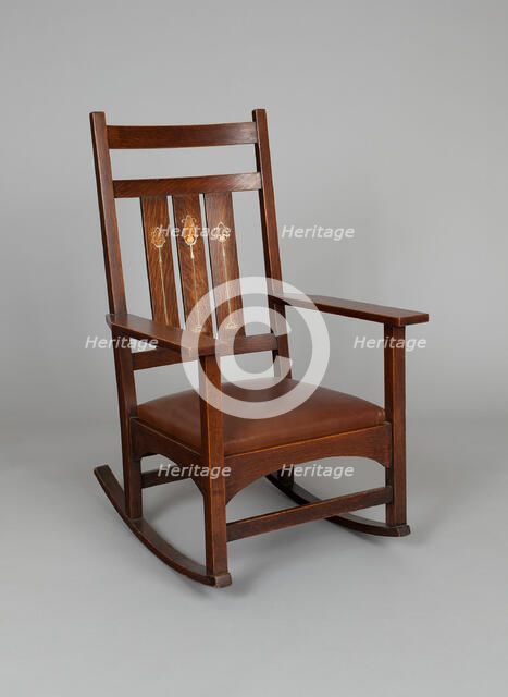 Rocking Chair, 1903. Creator: United Crafts.