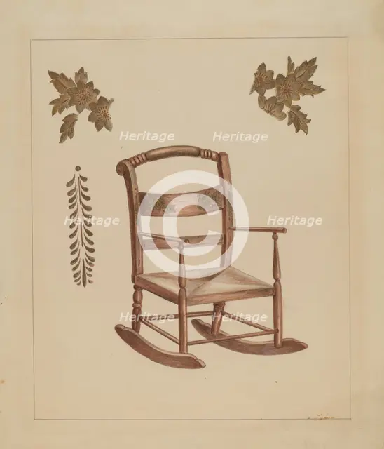 Rocking Chair, 1935/1942. Creator: Charlotte Winter.
