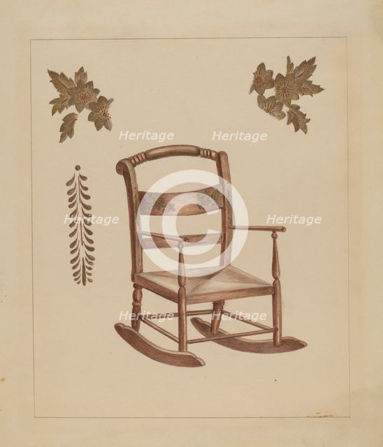 Rocking Chair, 1935/1942. Creator: Charlotte Winter.
