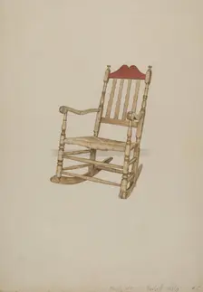 Rocking Chair, 1937. Creator: Henry Murphy