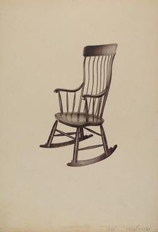 Rocking Chair, 1937. Creator: Robert Pohle