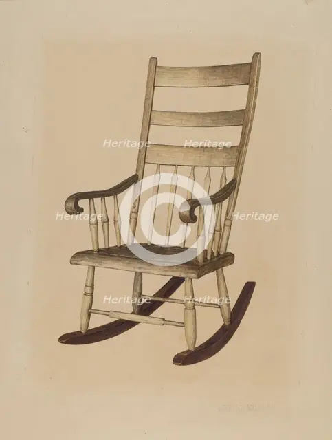 Rocking Chair, 1939. Creator: Raymond Neumann.