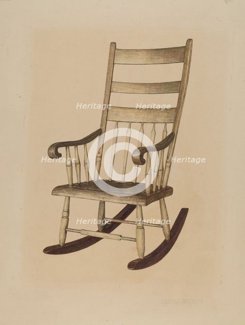 Rocking Chair, 1939. Creator: Raymond Neumann.