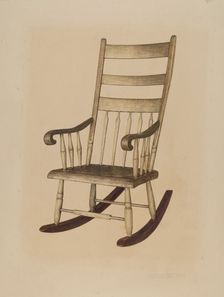Rocking Chair, 1939. Creator: Raymond Neumann