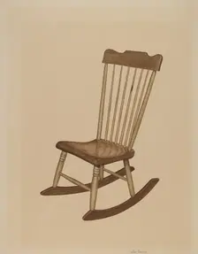 Rocking Chair, 1940. Creator: LeRoy Griffith