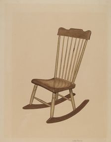 Rocking Chair, 1940. Creator: LeRoy Griffith