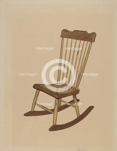 Rocking Chair, 1940. Creator: LeRoy Griffith.