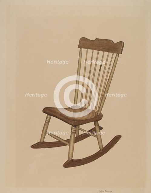 Rocking Chair, 1940. Creator: LeRoy Griffith.