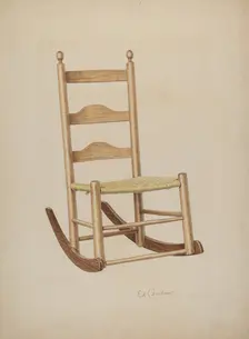Rocking Chair, 1941. Creator: Edward Bashaw