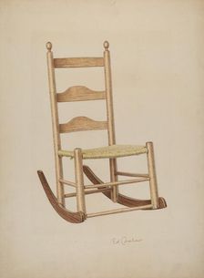 Rocking Chair, 1941. Creator: Edward Bashaw