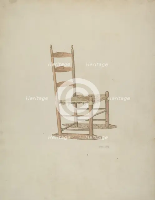 Rocking Chair, 1941. Creator: John Lang.