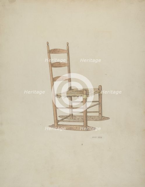 Rocking Chair, 1941. Creator: John Lang.