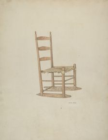 Rocking Chair, 1941. Creator: John Lang