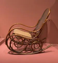 Rocking Chair, Austria, c. 1881. Creator: Jacob and Josef Kohn