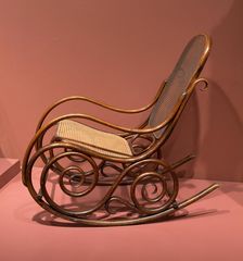 Rocking Chair, Austria, c. 1881. Creator: Jacob and Josef Kohn