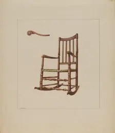 Rocking Chair, c. 1937. Creator: Henry Meyers