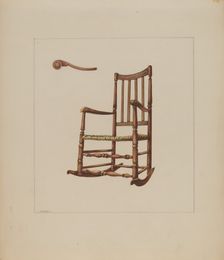 Rocking Chair, c. 1937. Creator: Henry Meyers