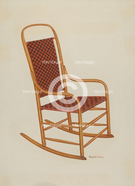 Rocking Chair, c. 1938. Creator: Frank Gutting.