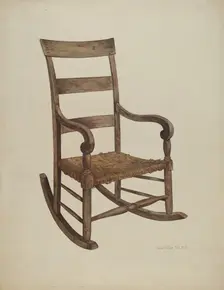 Rocking Chair, c. 1942. Creator: John Price