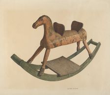 Rocking Horse, 1935/1942. Creator: Raymond Neumann