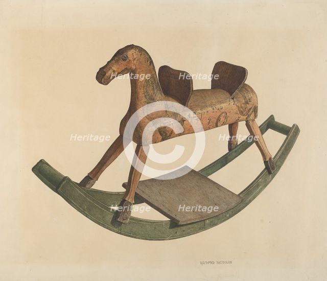 Rocking Horse, 1935/1942. Creator: Raymond Neumann.