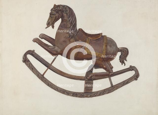 Rocking Horse, 1935/1942. Creator: Lucille Chabot.