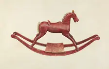 Rocking Horse, c. 1938. Creator: Elizabeth Fairchild