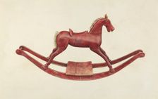 Rocking Horse, c. 1938. Creator: Elizabeth Fairchild
