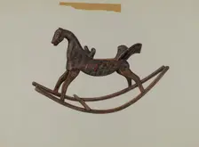 Rocking Horse, c. 1939. Creator: Harriette Gale