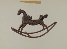 Rocking Horse, c. 1939. Creator: Harriette Gale