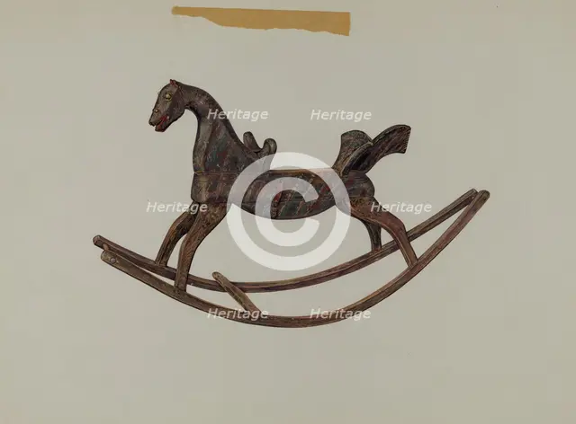 Rocking Horse, c. 1939. Creator: Harriette Gale.