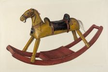 Rocking Horse, c. 1941. Creator: Mina Lowry