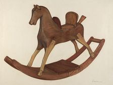 Rocking Horse, c. 1941. Creator: Selma Sandler