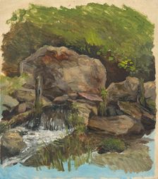 Rocks, 1850-1900. Creator: Jan Nowopacký