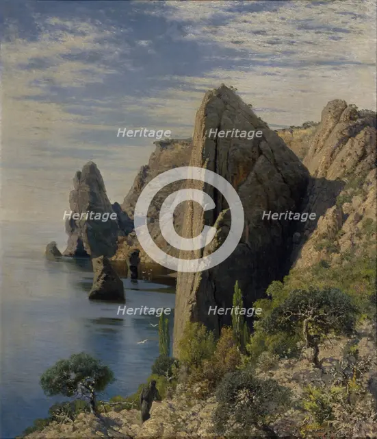 Rocks, 1884. Artist: Myasoedov, Grigori Grigoryevich (1834-1911)