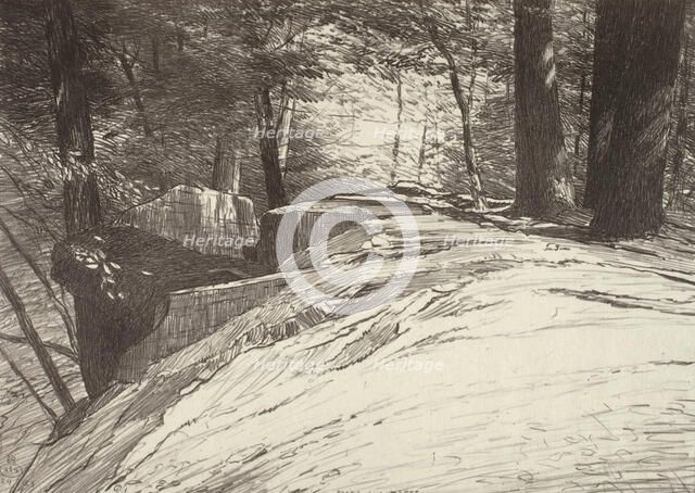 Rocks and Trees, 1923. Creator: Bolton Coit Brown.