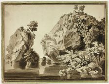 Rocks and Water, n.d. Creator: Jacob Philip Hackert