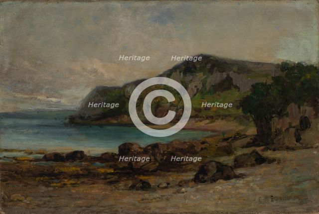Rocks at Newport, ca. 1877-1885. Creator: Edward Mitchell Bannister.