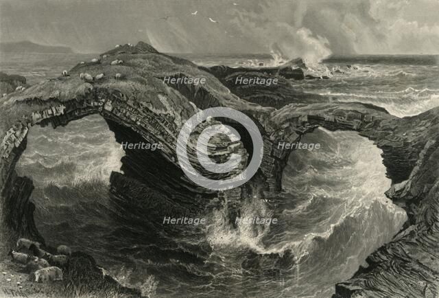 'Rocks at Ross. (Near Kilkee, Ireland)', c1870.