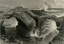 Rocks at Ross. (Near Kilkee, Ireland) c1870