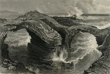 Rocks at Ross. (Near Kilkee, Ireland) c1870