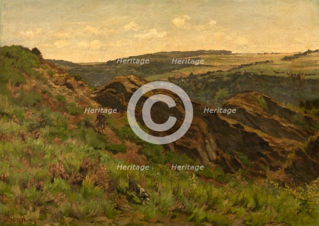 Rocks by Night, c1860-1899. Creator: Theodore Baron.