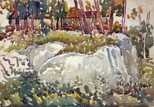 Rocks, Maine, ca. 1913-1915. Creator: Maurice Brazil Prendergast