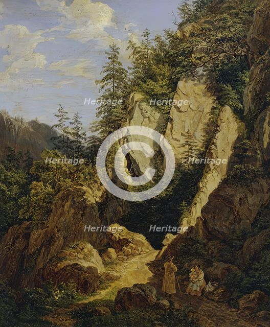 Rocks near Schottwien, 1831. Creator: Matthias Rudolf Toma.