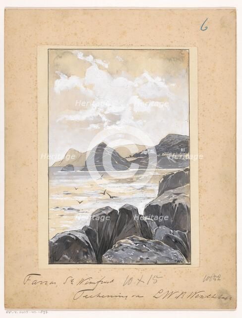Rocky bay, 1894 or earlier. Creator: Willem Wenckebach.